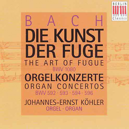 Bach Orgelkonzerte Köhler