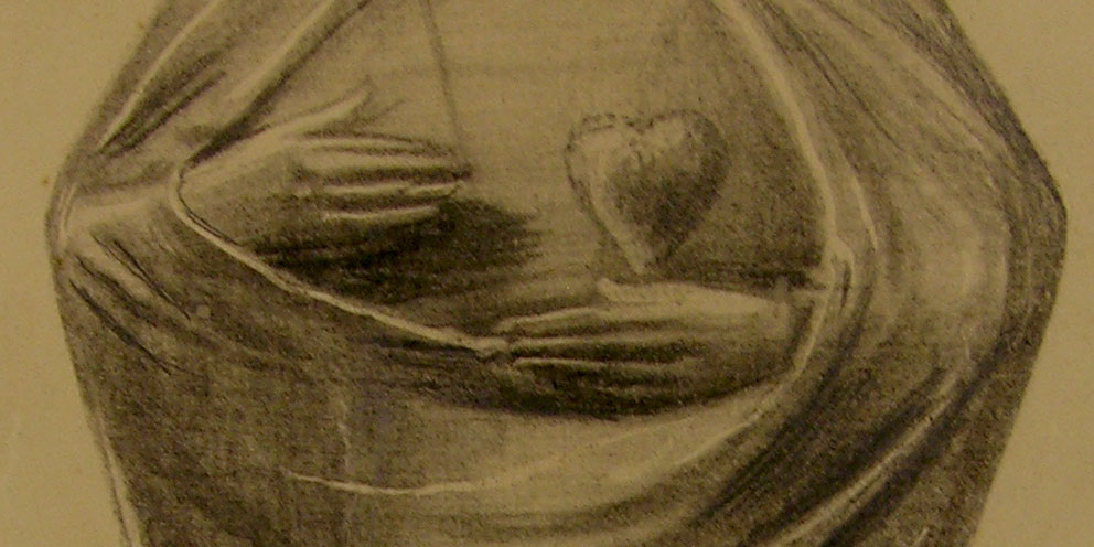 Eine Entwurfszeichnung aus dem Museum Hanau und historische Fotografien aus der Dettinger Kirche belegen, dass Reinhold Ewald nicht nur eine Muttergottes- sondern auch eine Herz-Jesu-Statue für Dettingen geschaffen hat.
 